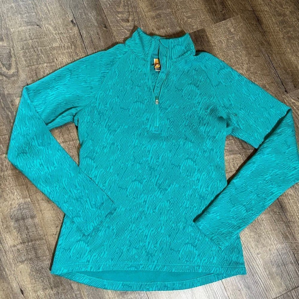 Lucy Quarter Zip Activewear Long Sleeved Pullover Small